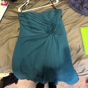 Teal Alfred Angelo dress
